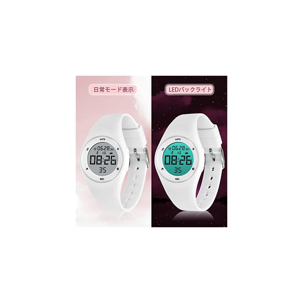 Ben Nevis Kids Digital Sports Watch Waterproof Rechargeable Activity Tracker with Alarm Stopwatch Date Display