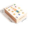 Children'S Puzzle Cartoon Animal Shape Matching Puzzle, Baby Early Education English Word Cognition Puzzle Board, Wooden Toy