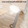Waterproof Washable Dog Cooling Mat Extra Large Summer Pet Latex Mattress Pad Breathable Bed Protector Diaper For S/M/L Dogs Cat