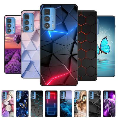 Etui do Motorola Moto Edge 20 Pro Miękkie Silikonowe Tylne Pokrowce z TPU do Telefonów Motorola Moto Edge S 20 Pro 5G Modne Coque