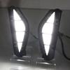 Hot,1 Pair Daytime Running Lights With Turn Signals Led Drl Fog Lamp Compatible For Hyundai Santa