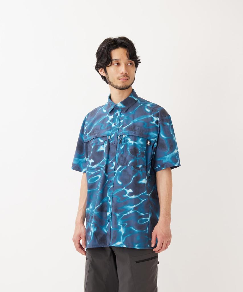 Snow Peak Wilkin Short Sleeve Shirt Light Size EP-SH-26SU002 (Men's/Women's, Olive, M)