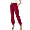 Womens Solid Color Printed Loose Low Waist Wide Leg Pants Long Pants Casual Pant