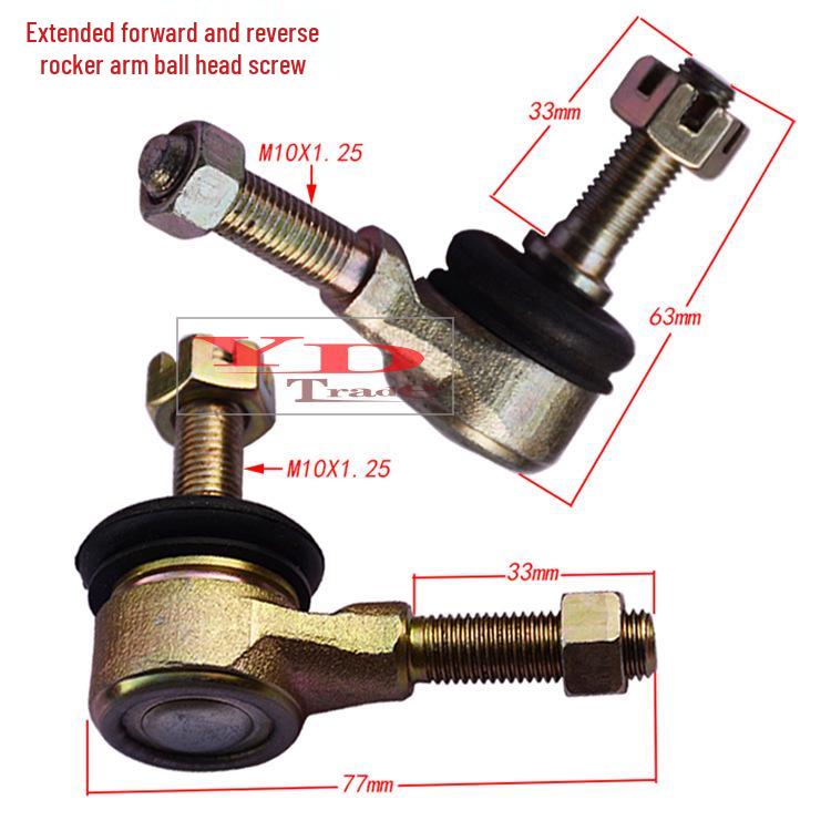 

Ball Joint for ATV, Beach Car, Kart, and Motorcycle Tie Rod & Rocker Arm Steel