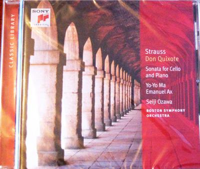 CD STRAUSS, MA, YO-YO, AX, BSO; OZAWA - Strauss: Don Quixote  SK94735 Sony Classical 2005 Japan Classical Used