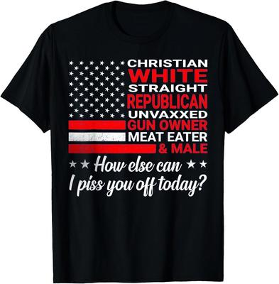 Christian White Straight Republican Unvaxxed Owner Unisex  S-5XL Unisex T-Shirt