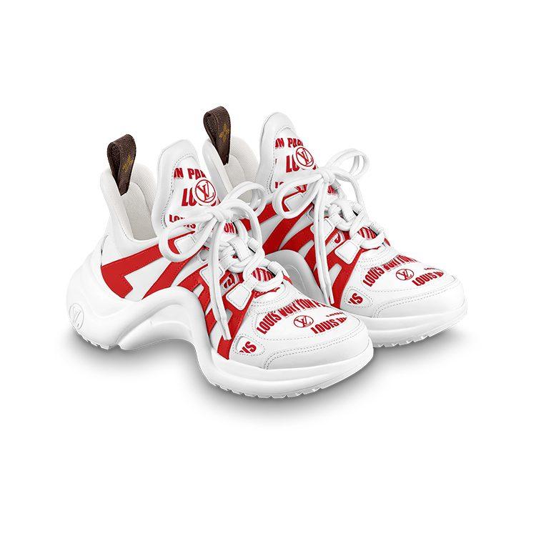 Louis Vuitton Lv Archlight Sneakers 'White Red' Women's 1A9D4E