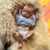 18 tommers naturtro gjenfødt jentedukke TWIN En søt livlig sovende nyfødt babydukke Full vinylkropp Babyguttdukke Real Like Kid's House Play Toy Ages 3+