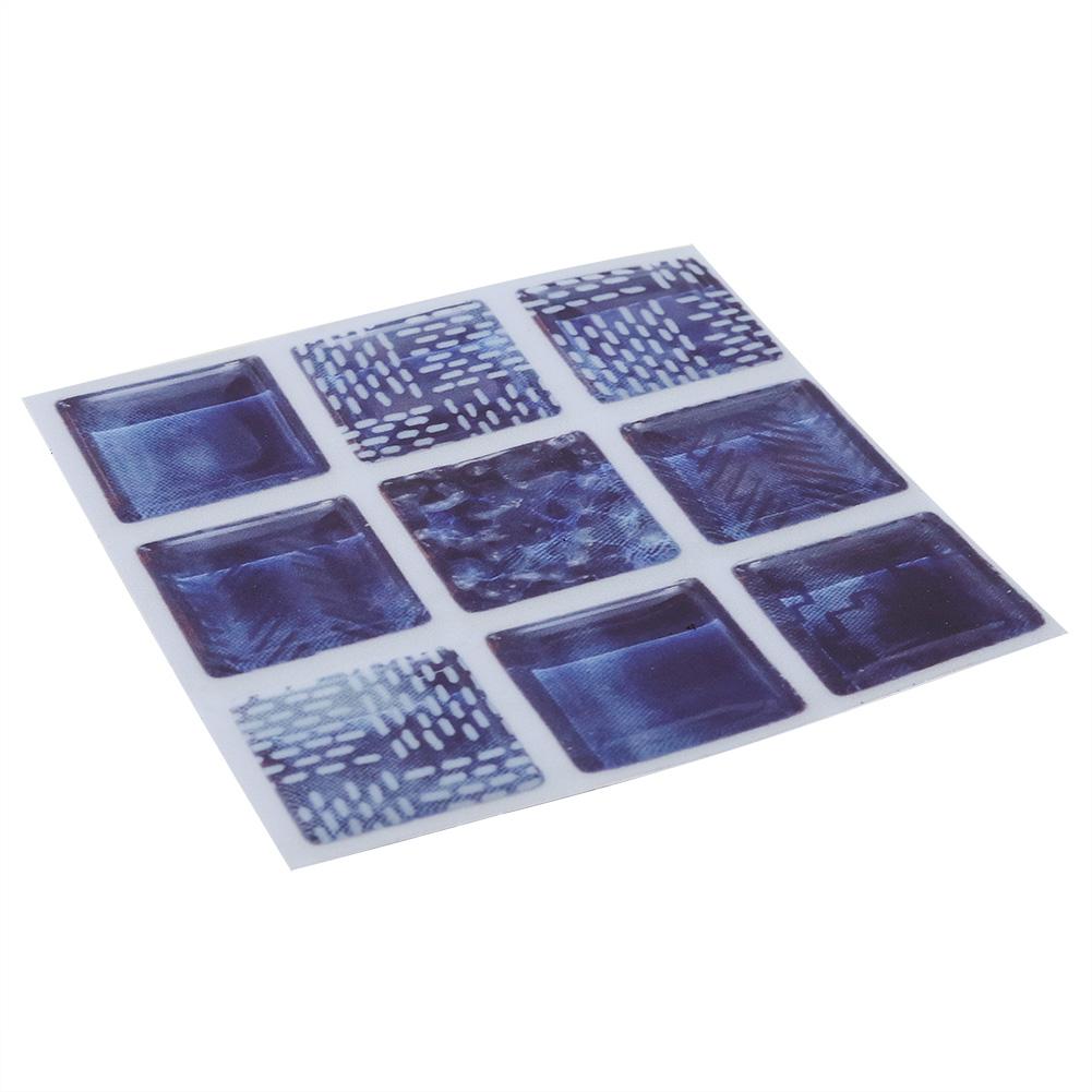 18pcs Mosaic Tile Transfer Stickers Bathroom Kitchen DIY Home(10cm*10cm)(MTS003)