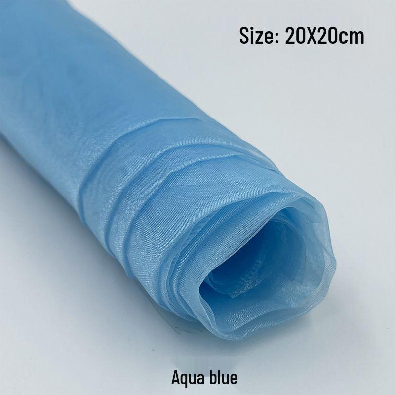 Organza Lens Veil: Soft Light Photography Yarn Filter in Black & White Fabric