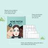 Pachet variat de plasturi pentru acnee, diverse forme de plasturi pentru acnee, plasturi pentru acnee, reduc roșeața și umflarea, controlează sebumul și combat acneea, 306 de plasturi