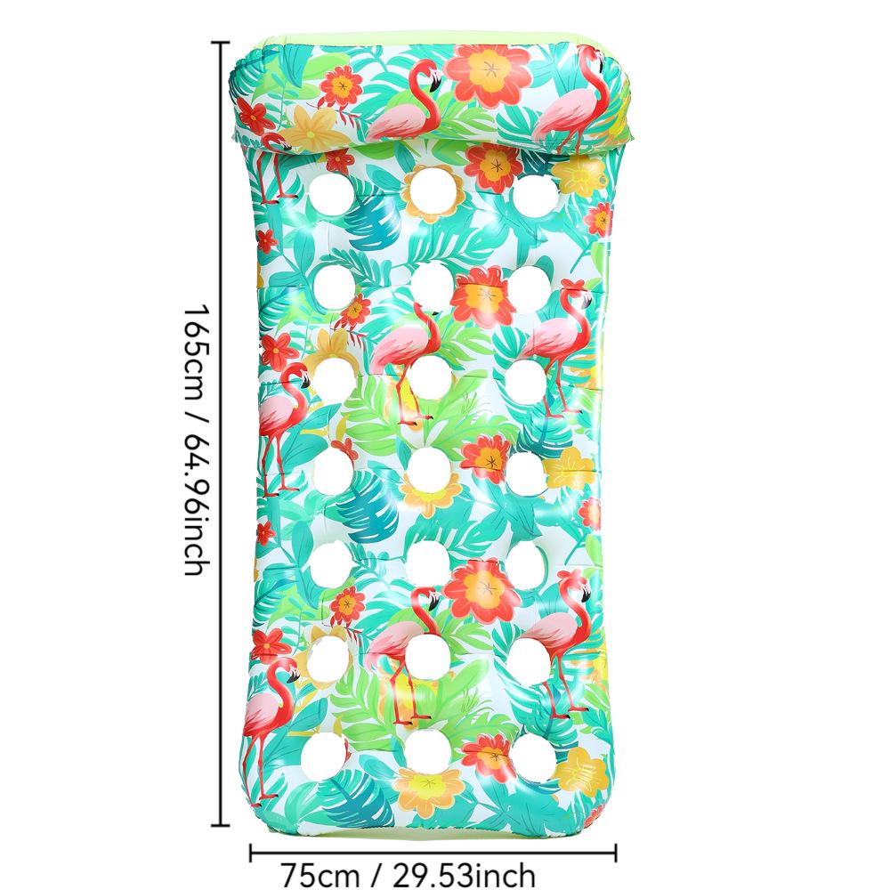 New Style Daisy Stripe Inflatable Pool Float Lounger