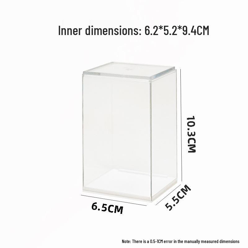 Transparent Dustproof Display Box for LEGO Figures and POP MART Dolls