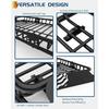 64 X 39 Inch Universal Roof Rack Basket, 200 Lbs Capacity Cargo Carrier with Wind Fairing for SUV, Truck, RV & Vehicle Roof Rack