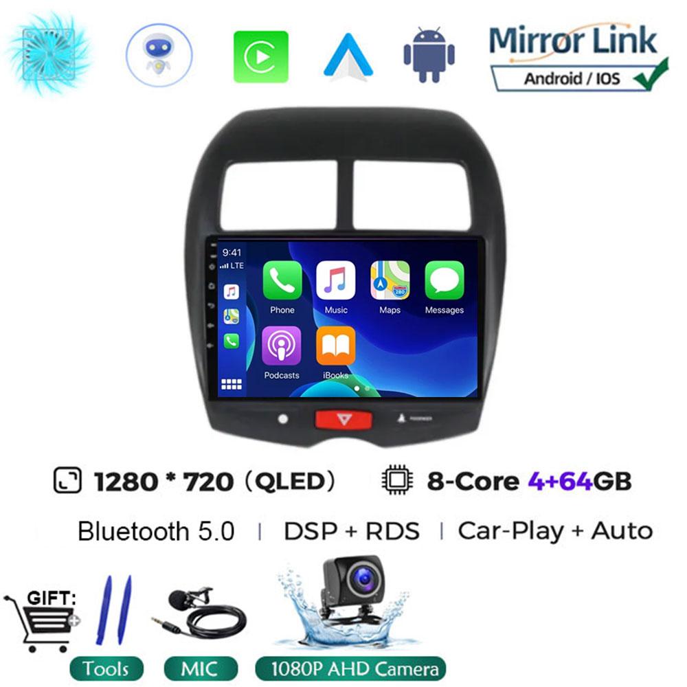 Android 14 For Mitsubishi ASX 1 2010 - 2013 2014 2015 2016 Multimedia Car TV Vehicle Video GPS Navigation Stereo Radio NO DVD