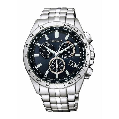 

CITIZEN Collection Eco-Drive Radio-Controlled Watch (Silver/Business/Waterproof/Men s) CB5870-91L, Citizen Gift, Radio-Controlled Solar