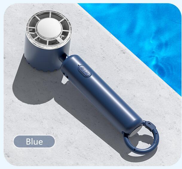 Portable Handheld Turbo Fan Ice Wind 100 Wind Speeds Adjustable Mini Personal Fan Battery Operated Electric Eyelash Fan