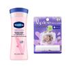 Vaseline Niacinamide Body Lotion & Mentholatum Green Grape Lip Balm Set
