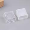 10Pcs Referee Whistle Cover Transparent White Whistle Cushioned Mouth Grip Soccer Referee Whistle Protective Accessories
