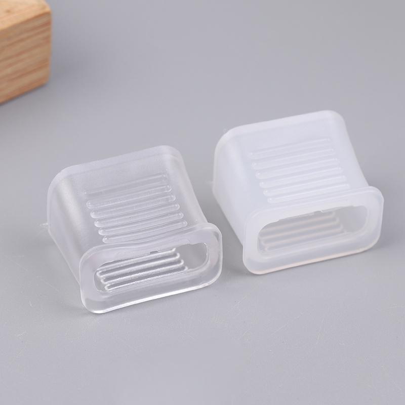 10Pcs Referee Whistle Cover Transparent White Whistle Cushioned Mouth Grip Soccer Referee Whistle Protective Accessories