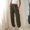 Damen elastische Taille Baggy Trainings-Schweißhosen Jogginghosen