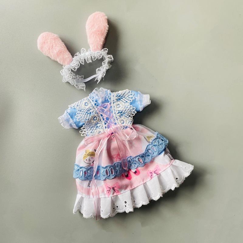 1 Set Universal Outfit For Sd Dolls Diy Toys 1/6 30Cm Doll Cute Clothes Kit Princess Skirt Lolita Dress Up Accessories