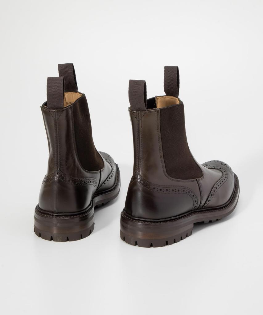 2754 Henry Epresso Burnished Commando Sole 5 Fit Boots Tricker's Men's [Used]