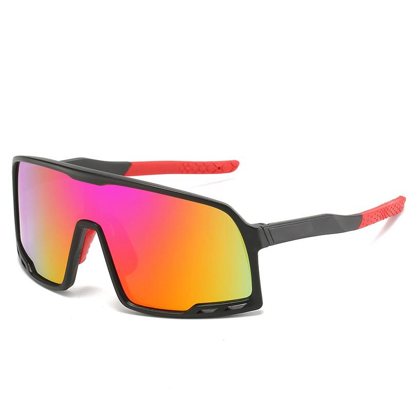 Fashionable Cycling Sunglasses With Large Frame Uv400 Ultraviolet Light Bicycle Riding Driving Glasses Cycling Glasses