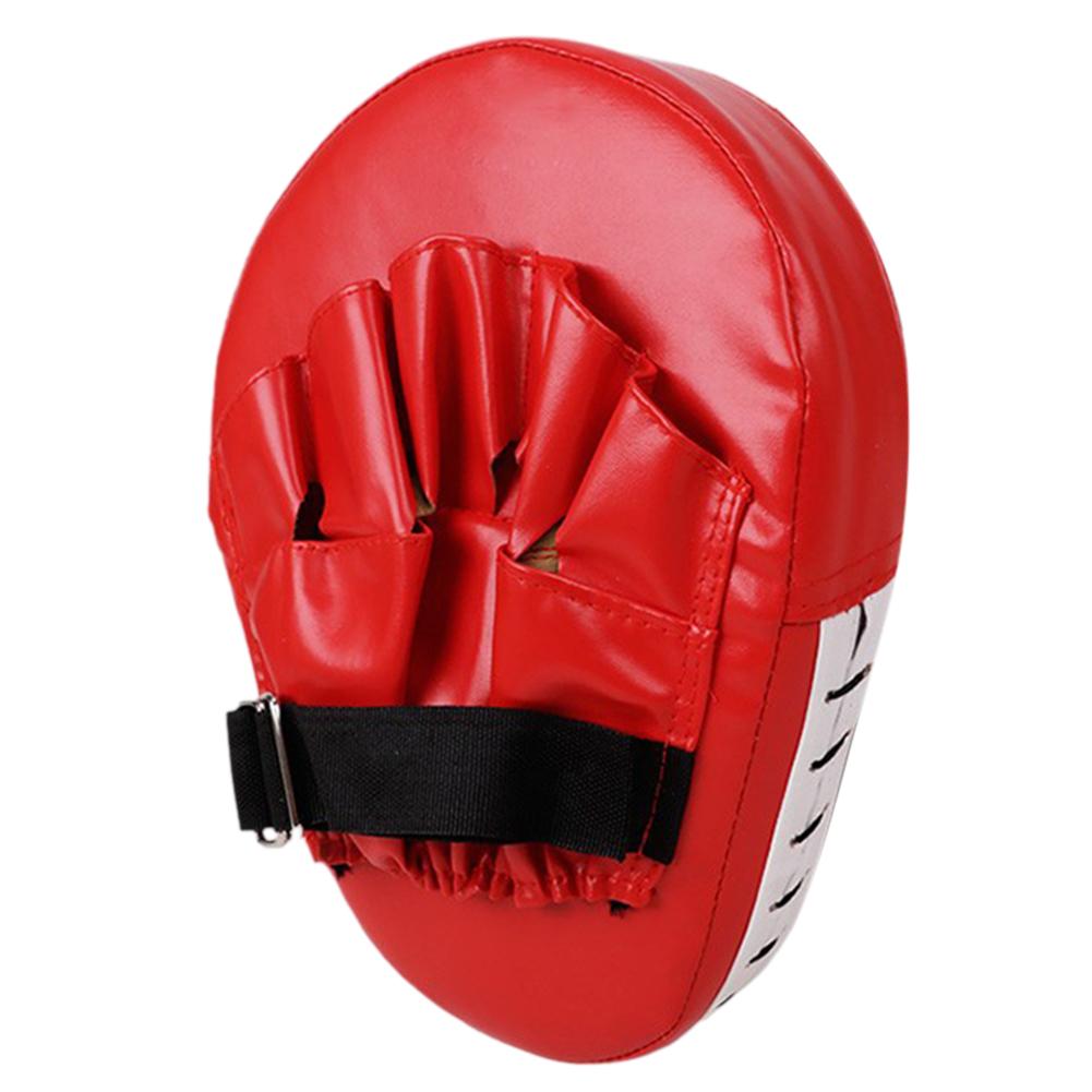Curved Boxing Muay Thai Hand Target Sanda Training Thickened Earthquake-resistant Curved Baffle PU Leather 5-finger Hand Target