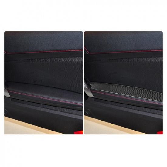 2x Carbon Fiber Front Door Armrest Cover Trim For Toyota 86 Subaru BRZ 2017-