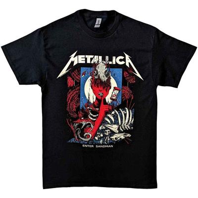 T-Shirt Metallica Viking Rock Band Nuova Nera Ufficiale