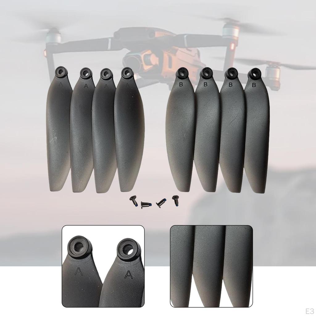 8 Pieces Drone Propellers with Release Portable Lightweight Spare Parts 2.28inch for E88Max S1S M8
