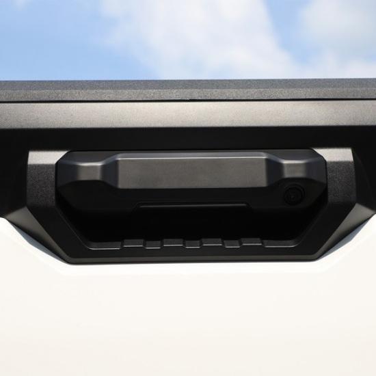 Mattschwarze Heckklappengriff-Abdeckung Zierleiste ABS Für Toyota Tundra -23