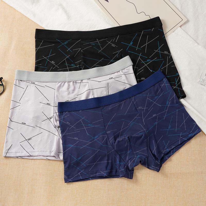 10PCS Men's Boxer Shorts Cotton Underwear Plus Size XL-4XL Comfortable Underpants Sexy Panties Solid Color Lingerie