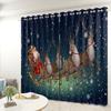 Christmas Curtains Bedroom Living Room Balcony Blackout Curtains Office Hotel Insulation Curtains