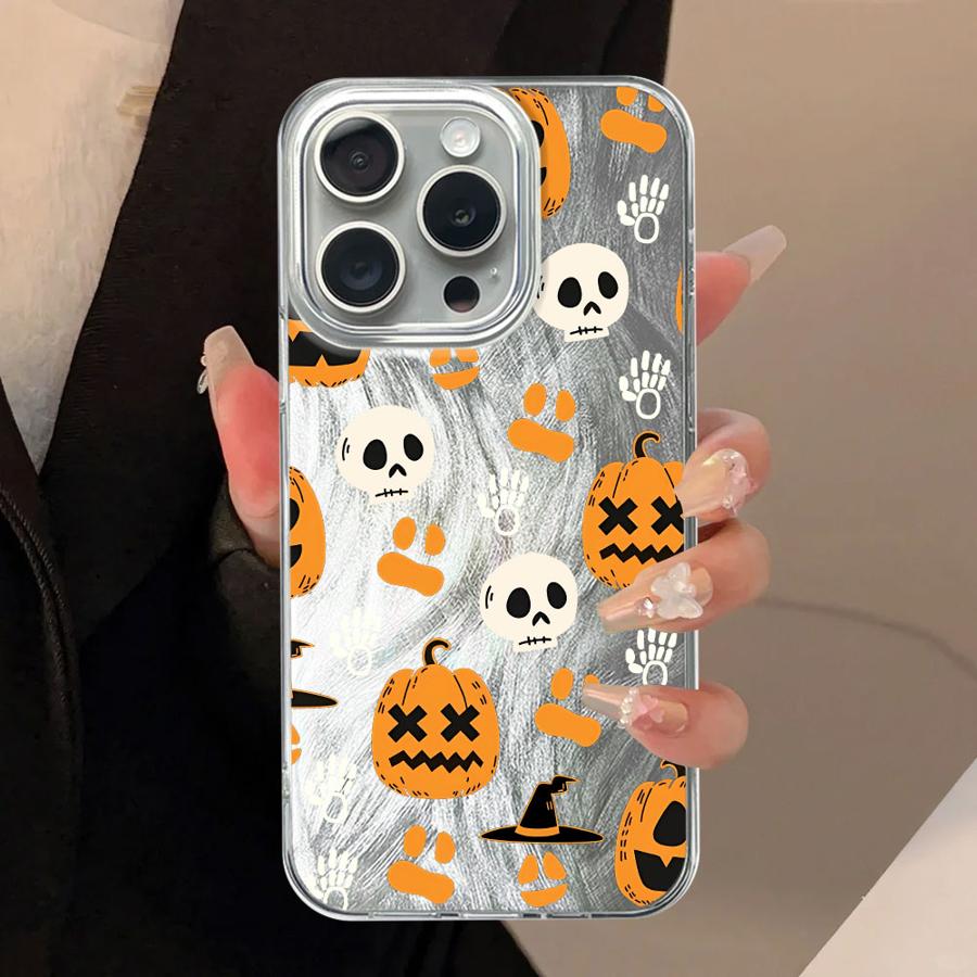 

Black Soft Shell Phone Case for Apple iPhone 16e 12 14 14 Plus 11 13 Pro 17 Air 15 16 Pro Max Cartoon Halloween iPhone 12 Pro Max