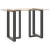Vidaxl Nogi Do Stołu Barowego, 2 Szt., Antracyt, 60X35X(90-91)Cm, Stal