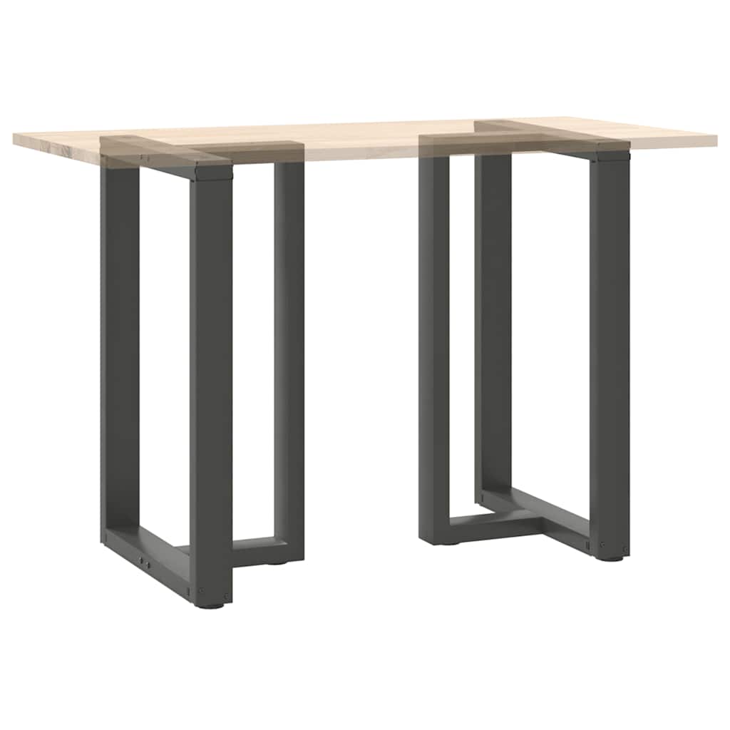 Vidaxl Nogi Do Stołu Barowego, 2 Szt., Antracyt, 60X35X(90-91)Cm, Stal