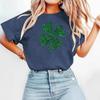 Women's Round-neck Fashionable Top T-shirt with Loose Short Sleeves
