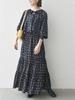 Ships Any H:RAINBOW PETIT PRINT SK 723250065 Navy2 One Size