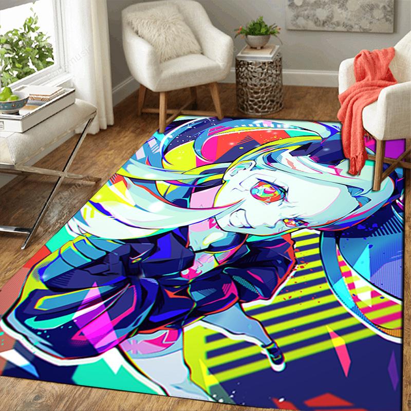 Cyberpunk Characters Rug Floor Mat for Living Room or Bedroom Soft and Comfortable Carpet a Gift for Birthday and Holiday.SFF0917467