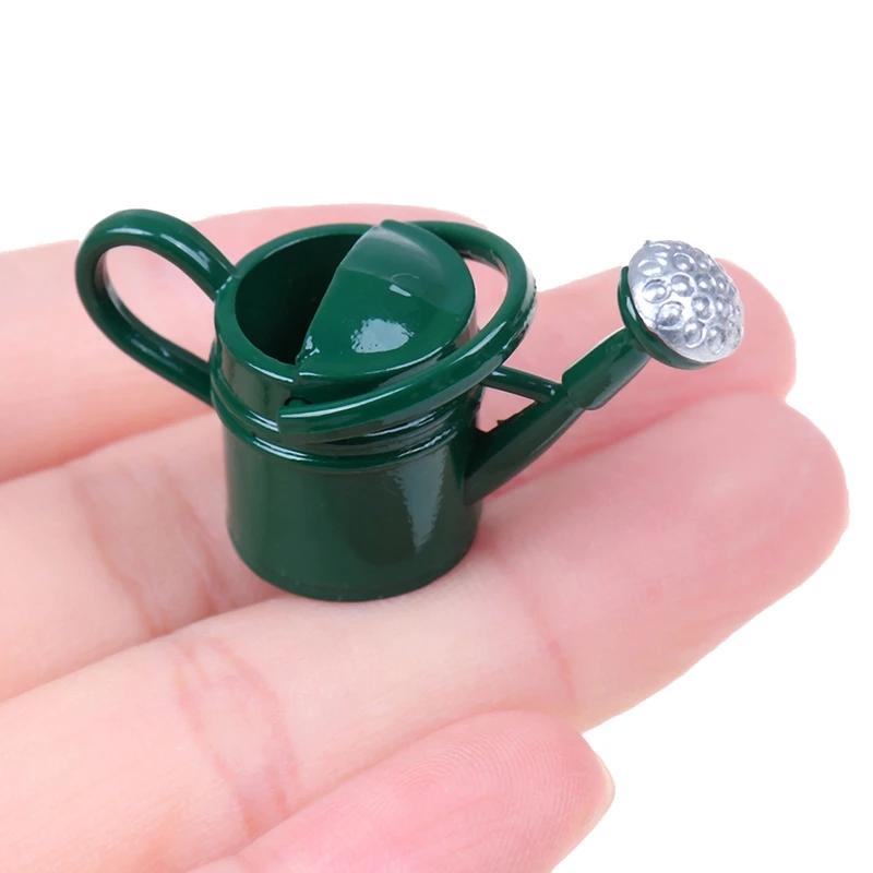 112 Metal Watering Can Garden Miniature Decoration For Children Kids Dolls Acces Dollhouse Miniature Furniture