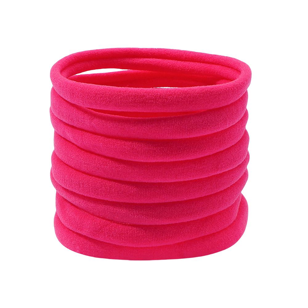 10/30 STÜCKE/Set Damen Mädchen Basic Haargummis Einfache Unifarben Elastisches Stirnband Haargummis Haarbänder Haarschmuck Pferdeschwanzhalter