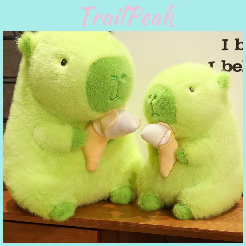 Capybara Plushie Soft With Bananas Decorate For Kids And Collector Plush