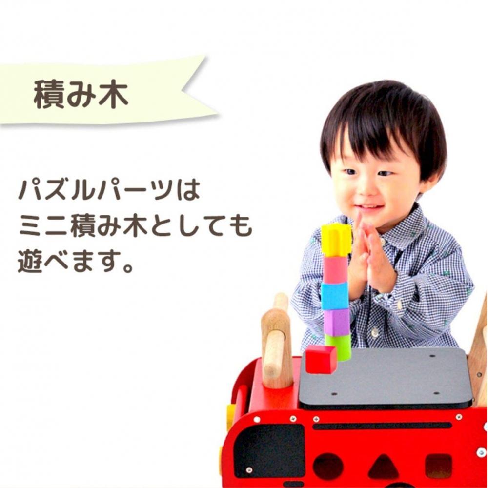 Wooden Toy Wheelbarrow Baby Baby Rattle Baby Rattle Wooden Vehicle Puzzle Shape Puzzle Shape Puzzle Toy [Im TOY] Walker & Ride Fire Truck Birthday Pre