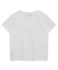 Syupeodeulai Women'S Slogan Logo T-Shirt White Sdfiscq02Wht