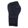 Schwarze Slim-Fit Cargo-Bermuda mit Taschen für Herren von US POLO