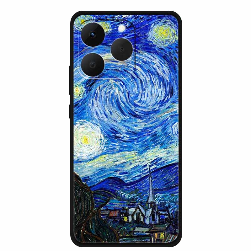 Case For OPPO Realme 15T Embossed Blossoms Funda 3D Relief Flowers Coque Silicone Soft Phone Cover For Realme 15 T 5G Bumper