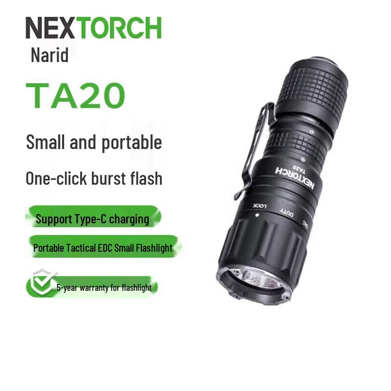 NEXTORCH Rechargeable EDC Tactical and Duty Flashlights