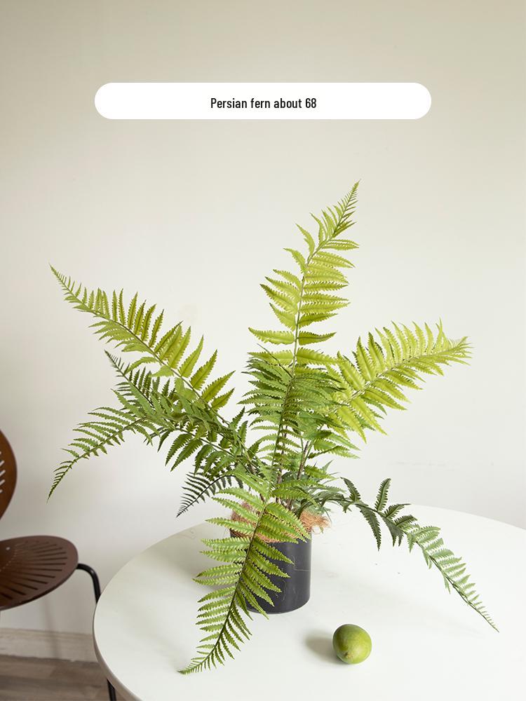 Artificial Green Plants for Indoor Decor – Potted Ornaments for Living Room or Coffee Table